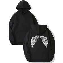 Populus Kanat Kapşonlu Sweatshirt