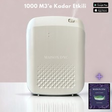 MAISON DNC Nova Koku Makinesi Beyaz + 200 ml Queen's Garden Esans