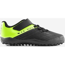 Decathlon Kipsta Çocuk Krampon / Futbol Ayakkabısı - Siyah / Sarı - 100 Easy Turf