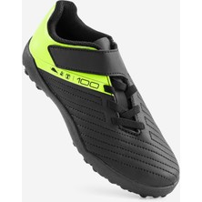 Decathlon Kipsta Çocuk Krampon / Futbol Ayakkabısı - Siyah / Sarı - 100 Easy Turf