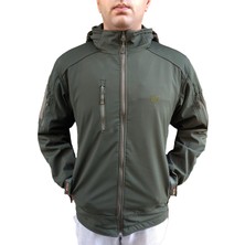 Wolftrap Softshell Kapüşonlu Haki Mont Xxl