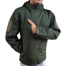 Wolftrap Softshell Kapüşonlu Haki Mont Xxl