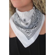Beyaz Renk Bandana