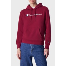 Champion Pamuklu Regular Fit Içi Polarlı Kapüşonlu Kadın Sweatshirt 116579 Tbr RS508