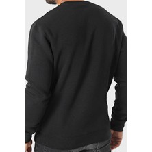 Champion Pamuklu Regular Fit Içi Polarlı Bisiklet Yaka Erkek Sweatshirt 219209 Nbk KK001