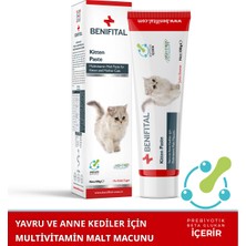 Benifital Yavru Kedi Gelişim Destek ve Immun Sistem Güçlendirici Set I-Defender + Kitten Paste