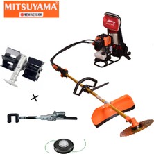 Mitsuyama Japon Sırt Tırpan + Zeytin Silkeleme + Paletli Çapa Makinesi 4.2 kw 5.7 hp