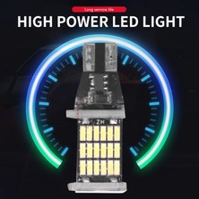 Gorgeous 2x T15 W16W 45 Smd 4014 LED Araç Ters Arka Ampuller 6000K Beyaz (Yurt Dışından)