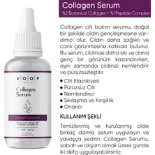 Voop Collagen Serum | Yaşlanma Karşıtı %2 Botanik Collagen %1 Peptit - 30 ml