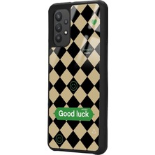 S-Case Samsung A32 Good Luck Tasarımlı Glossy Telefon Kılıfı