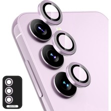 Coolacs Samsung Galaxy S23 Fe ile Uyumlu Kamera Lens Koruyucu Damla Model  Mor