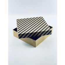 Feza Kutu 23X23X6 Hediyelik Kutu Kraft Kutu Karton Kutu Yılbaşı Kutusu Pasta Kutusu Kargo Kutusu (10 Adet)