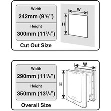 Petmate  Köpek Kapısı M 2 Yollu Kapı 277 x 224 mm Kahve