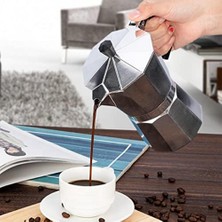 Decisive Cezve Espresso Makinesi Moka Pot, Elektrikli Seramik Ocak Için Harika Aromalı Espresso Için Soba Espresso Makinesi (Yurt Dışından)