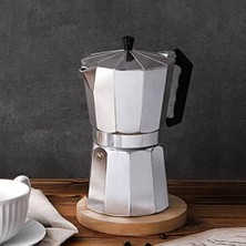 Decisive Cezve Espresso Makinesi Moka Pot, Elektrikli Seramik Ocak Için Harika Aromalı Espresso Için Soba Espresso Makinesi (Yurt Dışından)