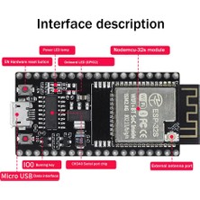 Decisive NODEMCU-32S Iot Geliştirme Kartı ESP-32S Wifi Geliştirme Kartı Wıfı+Bluetooth Ana Kart Seri Port Modülü (Yurt Dışından)