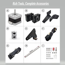 Decisive Ender 3 Için Çift Z Ekseni Yükseltme Kiti Kurşun Vidalı Step Motor, Creality Ender 3 Için 3D Yazıcı Aksesuarları Parçaları (Yurt Dışından)