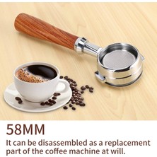 Decisive 58 mm Paslanmaz Çelik Kahve Makinesi Kahve Makinesi Profesyonel Aksesuar Için Dipsiz Portafilter (Yurt Dışından)
