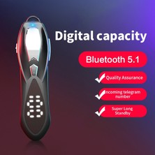 Decisive Kablosuz Bluetooth Kulaklık Iş Bluetooth Kulaklık Mikrofon ile Dijital Ekran Sürüş Kulaklık Siyah (Yurt Dışından)