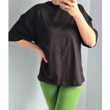 Ece Kahraman Pamuklu Basic T-Shirt