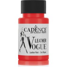 Cadence Leather Vogue Deri Boyası Lv-04 Kırmızı 50 ml
