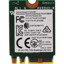 Decisive Realtek RTL8723BE 802.11N Wifi Kartı Için Kablosuz Adaptör Bluetooth 4.0 Ngff Kart 843338-001 300 Mbps (Yurt Dışından)