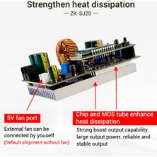 Decisive -SJ20 Otomatik Adım Yukarı Aşağı Modülü Mppt Boost Dönüştürücü Güç Kaynağı Modülü Ayarlanabilir Kart (Yurt Dışından)