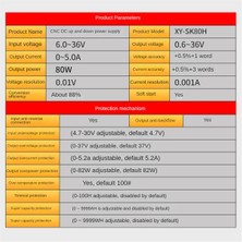 Decisive Dc Cnc Boost Dönüştürücü 80W 6-36V Ayarlanabilir Düzenlenmiş Güç Kaynağı Girişi Sabit Voltaj Solar Şarj Modülü (Yurt Dışından)