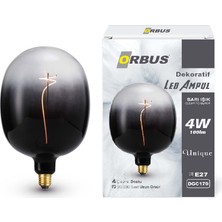 Orbus Dekoratif LED Ampul Clear To Black 4W 100LM DGC170