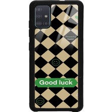 S-Case Samsung A51 Good Luck Tasarımlı Glossy Telefon Kılıfı