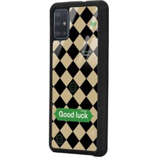 S-Case Samsung A51 Good Luck Tasarımlı Glossy Telefon Kılıfı