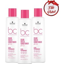 Schwarzkopf Bonacure Bc Clean Renk Koruyucu Saç Kremi 200 ml 3 Adet