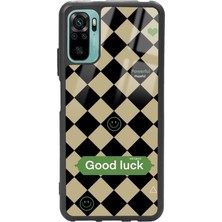 S-Case Xiaomi Redmi Note 10 - Note 10S Good Luck Tasarımlı Glossy Telefon Kılıfı