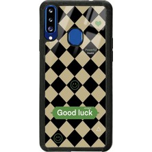 S-Case Samsung A20S Good Luck Tasarımlı Glossy Telefon Kılıfı