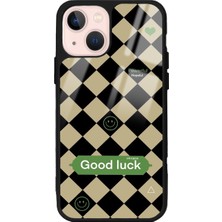 S-Case Apple iPhone 13 Good Luck Tasarımlı Glossy Telefon Kılıfı