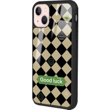 S-Case Apple iPhone 13 Good Luck Tasarımlı Glossy Telefon Kılıfı