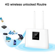 Humble 4g Wifi Yönlendirici Kilidi Açılmış 4g Sım Yönlendirici Yuvası ile 150MBPS Kablosuz Yönlendirici 2pcs Harici Antenler Wan/lan Bağlantı Noktası (Ab Tak) (Yurt Dışından)