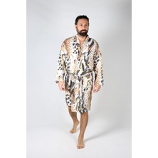 Luckka Heritage  Unisex Müslin Bornoz Sabahlık Kimono - Ztbornoz