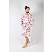 Luckka Heritage  Unisex Müslin Bornoz Sabahlık Kimono - Ztbornoz