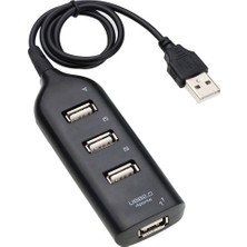 Talent USB Hub 2.0 Çoklu USB Yüksek Hızlı Hub Splitter 4-Port USB Hub Adaptörü Dizüstü Bilgisayar Alıcısı Bilgisayar Aksesuarları Siyah (Yurt Dışından)