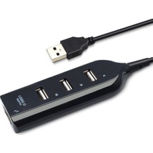 Talent USB Hub 2.0 Çoklu USB Yüksek Hızlı Hub Splitter 4-Port USB Hub Adaptörü Dizüstü Bilgisayar Alıcısı Bilgisayar Aksesuarları Siyah (Yurt Dışından)