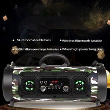 Talent Çok Fonksiyonlu Bluetooth Dış Mekan Taşınabilir Hoparlör 20W Subwoofer Dış Mekan Partileri Için Uygun Yeşil (Yurt Dışından)