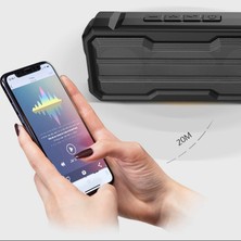 Talent Bluetooth Hoparlör Kablosuz Taşınabilir Hoparlör 3D Stereo Müzik Çevre Desteği USB Aux Tf Kart Su Geçirmez Subwoofer (Yurt Dışından)