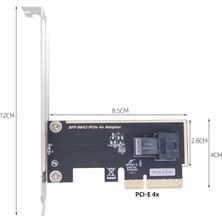 Talent Masaüstü Pcı-E3.0x4 - U.2 Transfer Kartı SFF8639 Arayüzü Tek Bağlantı Noktalı U2 Katı Hal Sürücü Genişletme Kartı (Yurt Dışından)