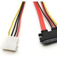 Talent x 6 Gb/s Sata3 15PIN - Sata 7pin +Ide Molex 4pin Güç / Pc Için Veri Kombo Kablosu Sata 3.0 Sataııı 6gbps Sabit Sürücü (Yurt Dışından)