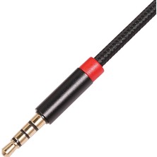 Talent 3.5mm Jack Aux Ses Erkek Kadın Uzatma Kablosu Pc Kulaklık Için Mikrofon Stereo 3.5 Ses Adaptörü (1m) (Yurt Dışından)