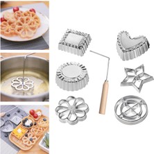 Prettyia Ütü Kulplu Waffle Timbale 6 Set (Yurt Dışından)