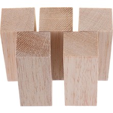 Prettyia 3/5 70/100/130MM Balsa Bitmemiş Woodcraft Dikdörtgen Ahşap 70MM (Yurt Dışından)