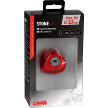 Lampa Stone XS Kırmızı 5,5mm Disk Kilidi 2 Anahtarlı 91562