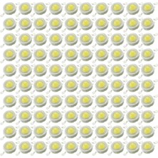 Sunshinee 100 Adet LED Boncuk Doğal Beyaz LED Işık 1W Yüksek Güçlü Lamba Çipi 4000K LED Çip (Yurt Dışından)